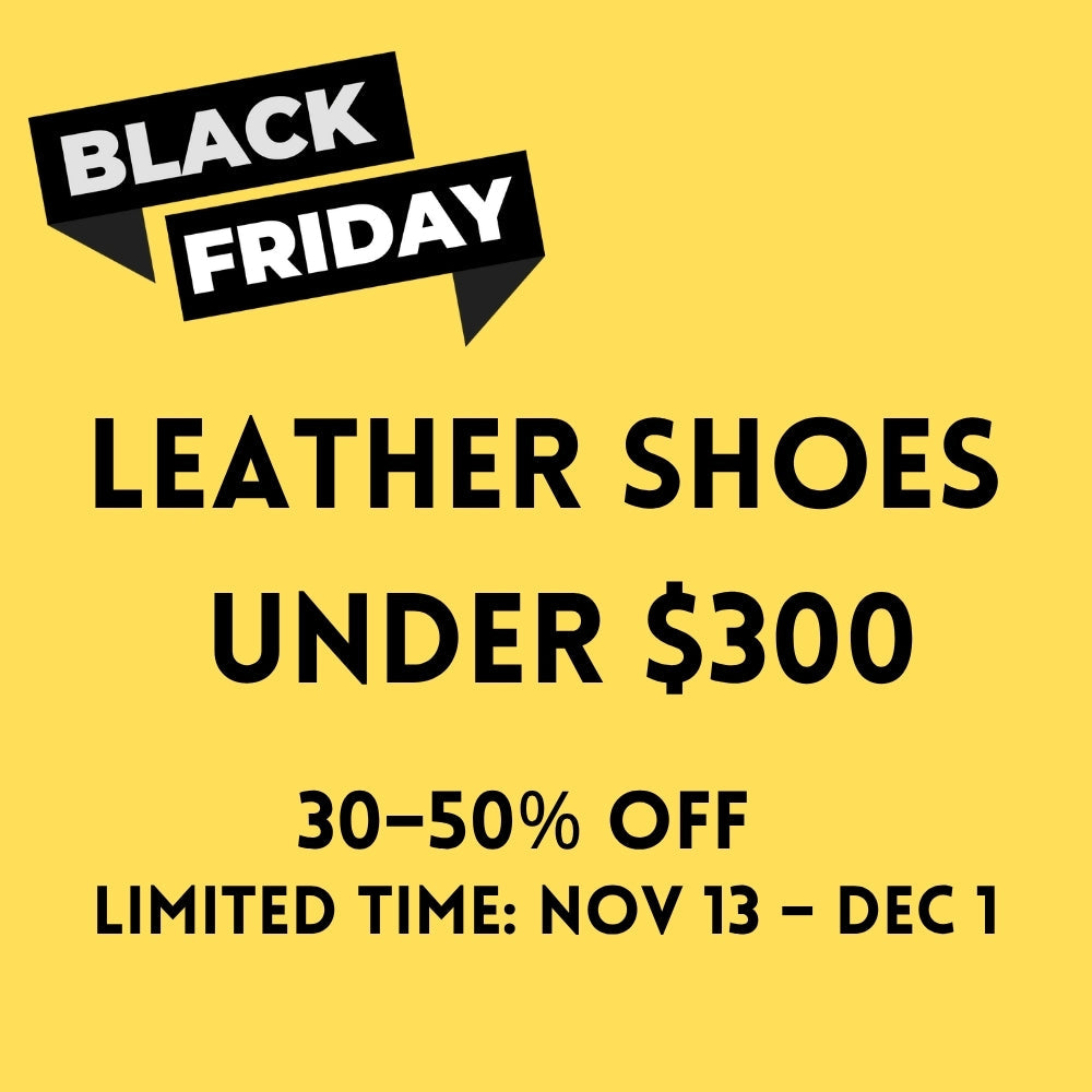 Leather Shoes Under $300 - Black Friday Deals