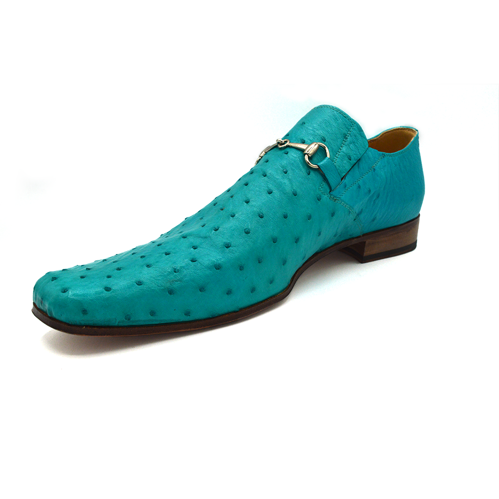 Mauri 0215 Ostrich Loafer Dress Shoes