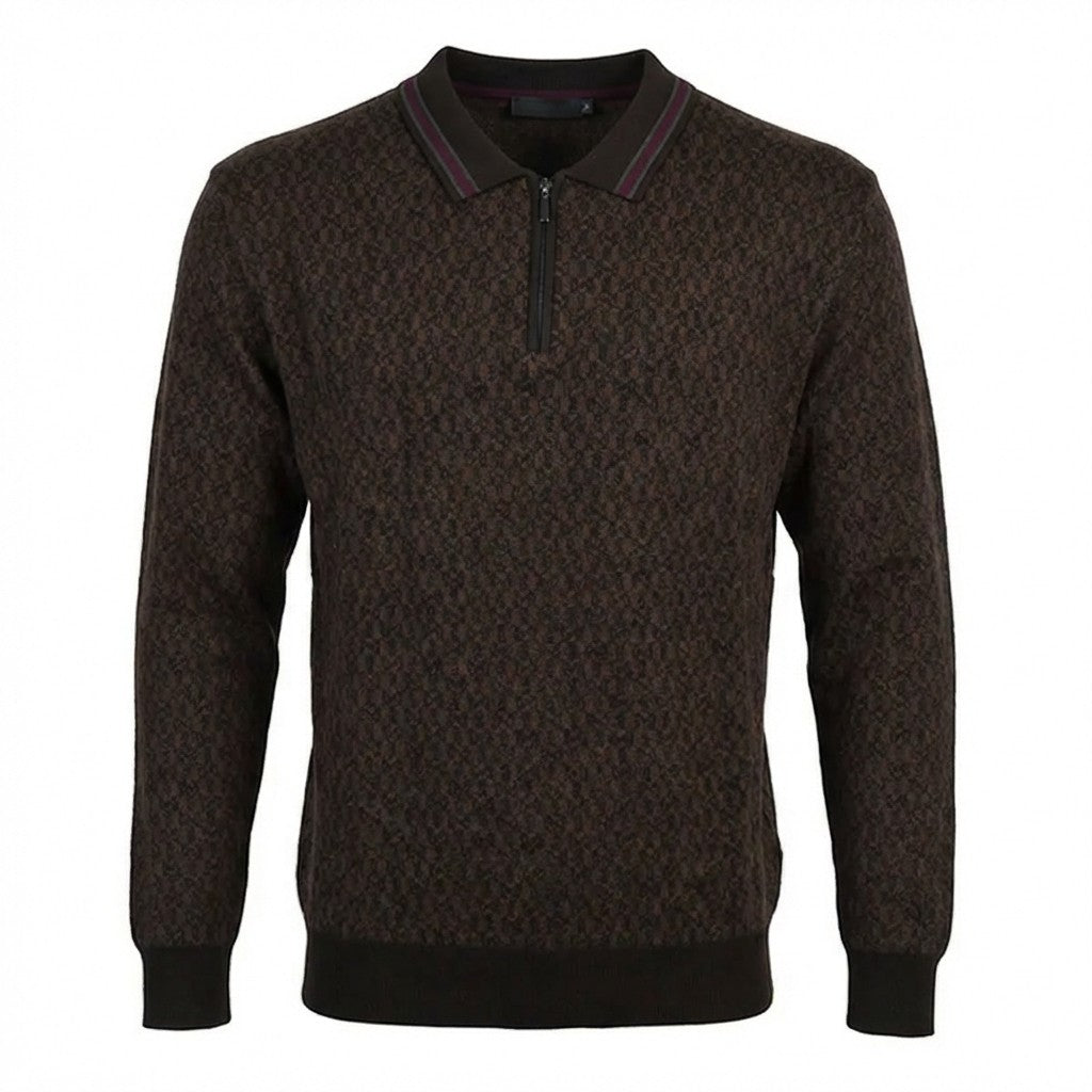 Torras Polo Zip Style Black - 108 107 - Cellini Uomo