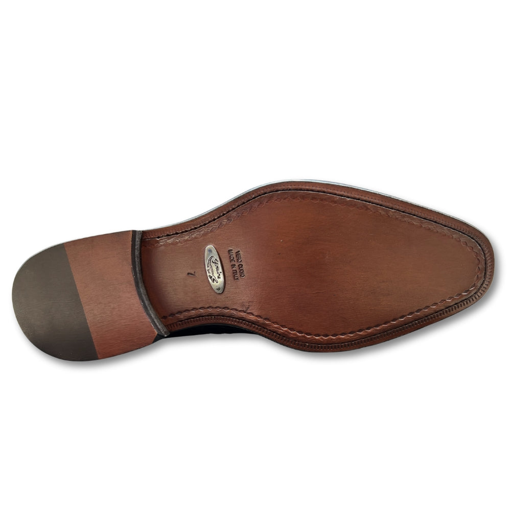 Calzoleria Toscana Caiman Cap-Toe Dress-Up Shoes - Cellini Uomo