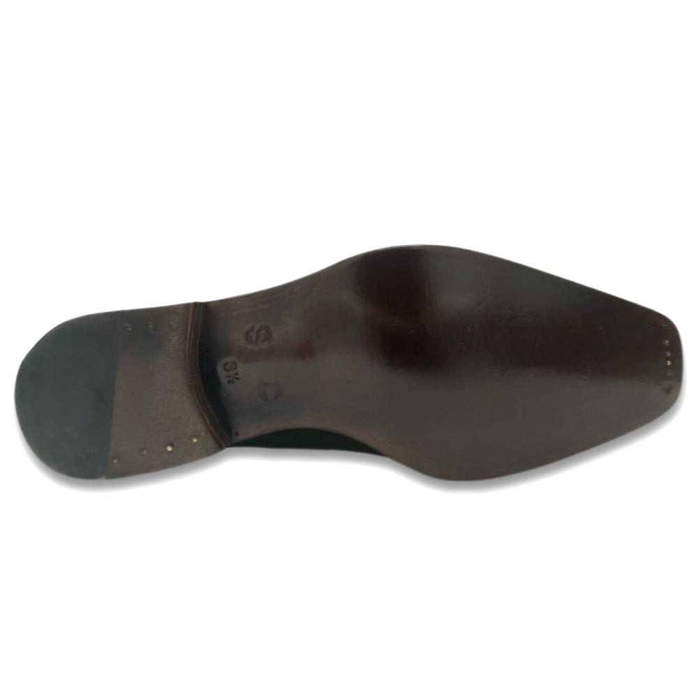 Sheriff Collection 2441-2002 Python and Calf Slip-On Half Shoes - Cellini Uomo