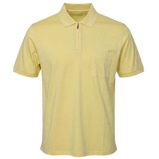 Montechiaro half zip polo shirt, men's casual shirts and tops, featuring a half zip neckline and classic fit.
