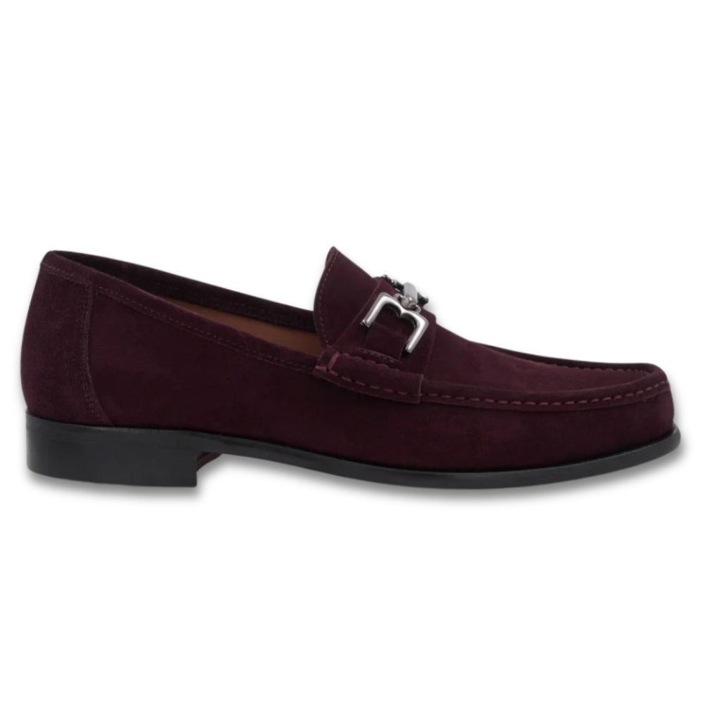 Bruno Magli Trieste Classic Suede and Leather Lined Moccasin
