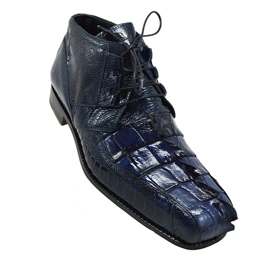 Mauri 2179 Ostrich & Crocodile Boot - Cellini Uomo