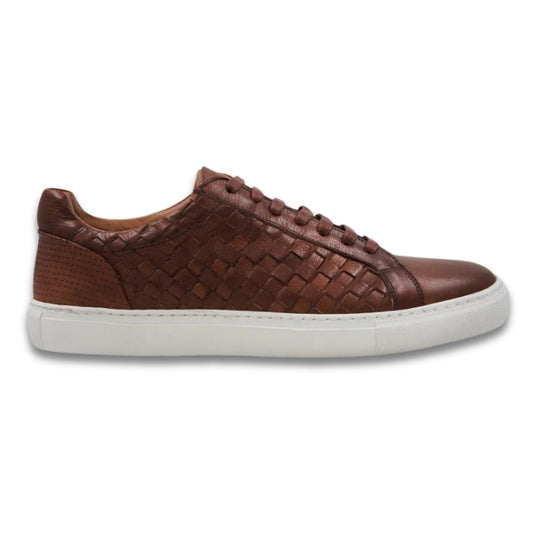 Bruno Magli Beto woven sneakers featuring a stylish design with woven details and a comfortable athletic silhouette.