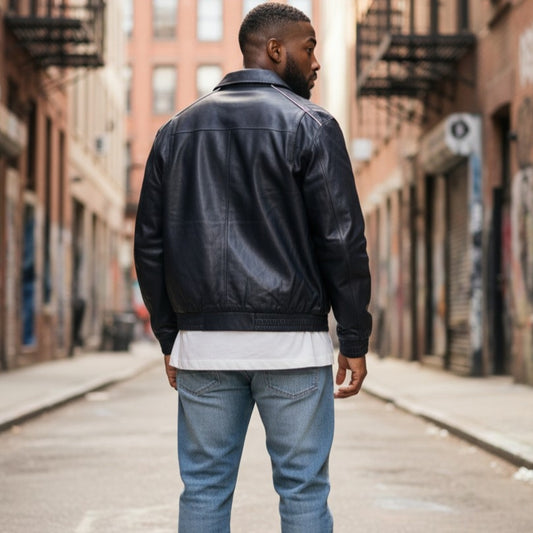 Torras Zipped 100% Perforated Leather Jacket L82E507 - Cellini Uomo