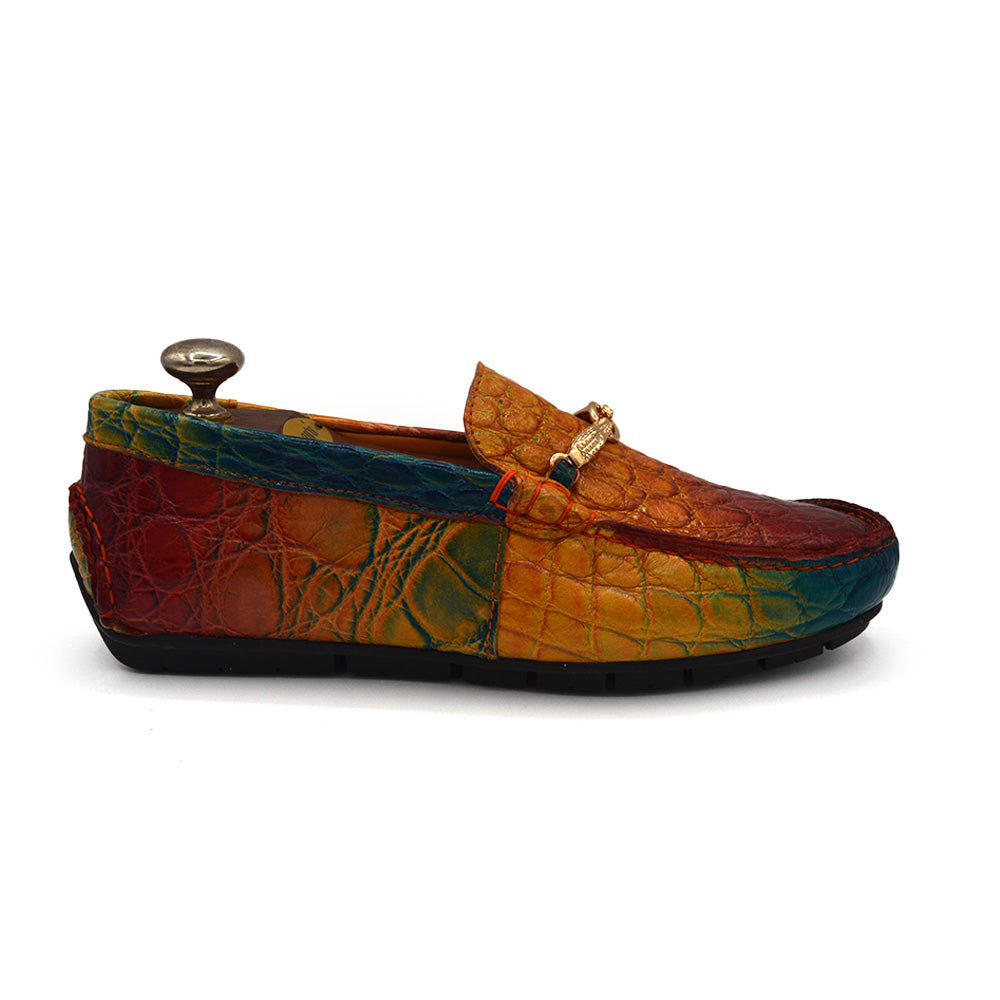 Mauri 3405 Multi Color Alligator Driving Shoe