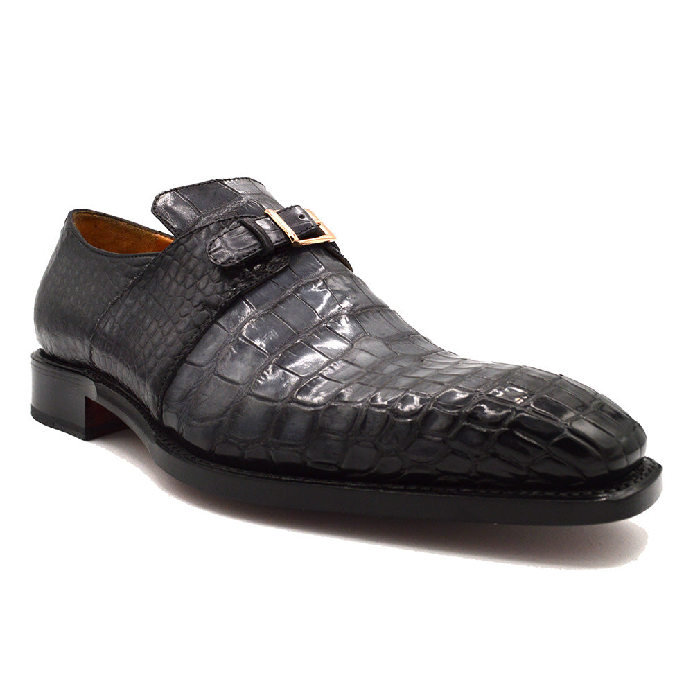 Sheriff Collection Grey Alligator Dress Shoes 2379-2002