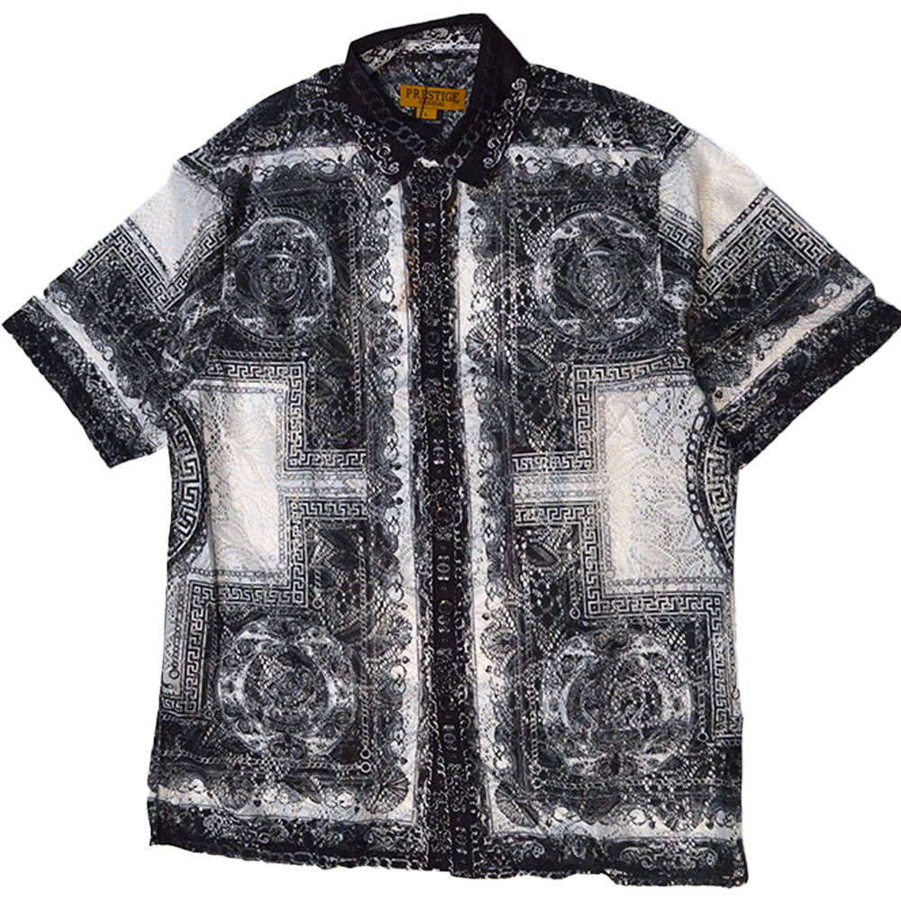 Prestige Lace Button Up 442