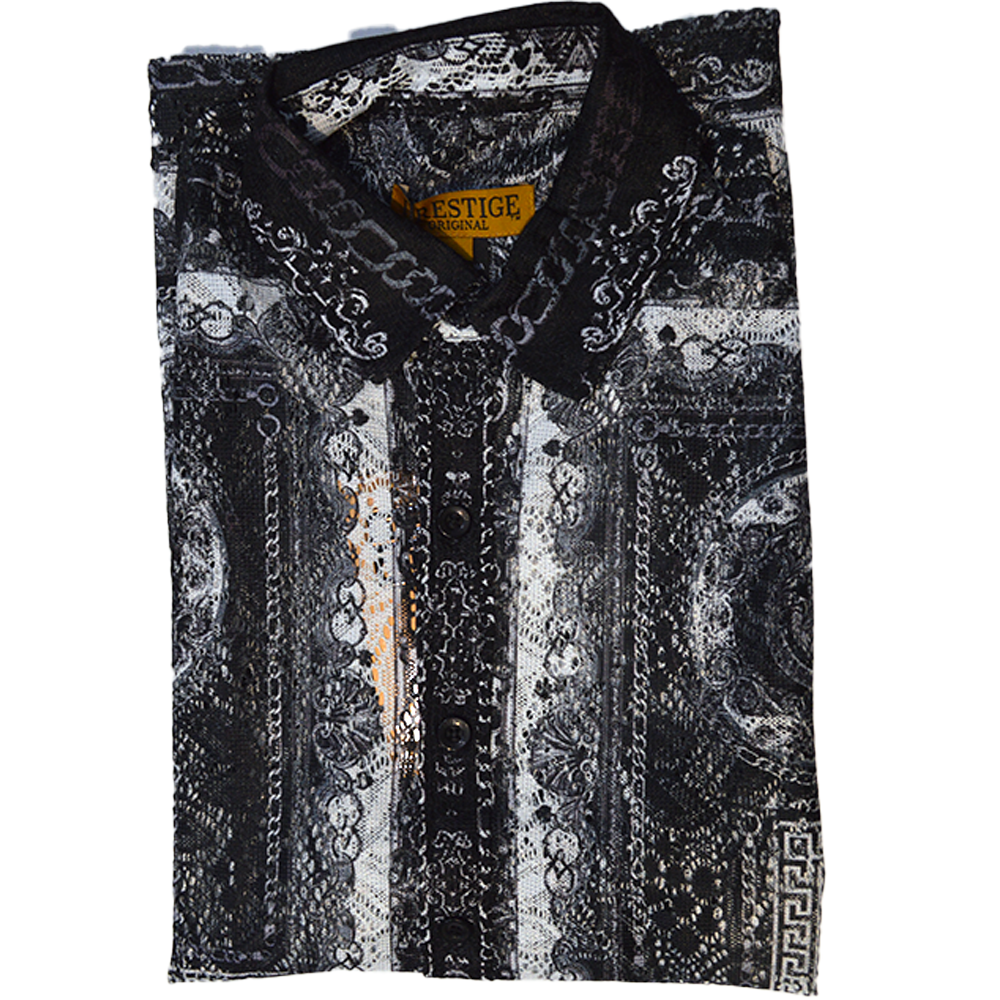 Prestige Lace Button Up 442
