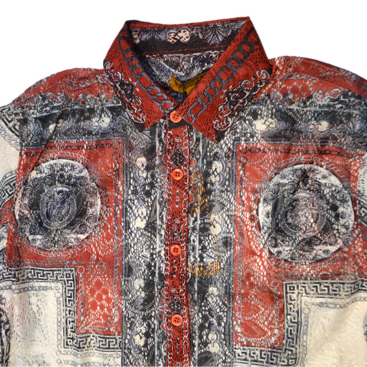 Prestige Lace Button Up 442