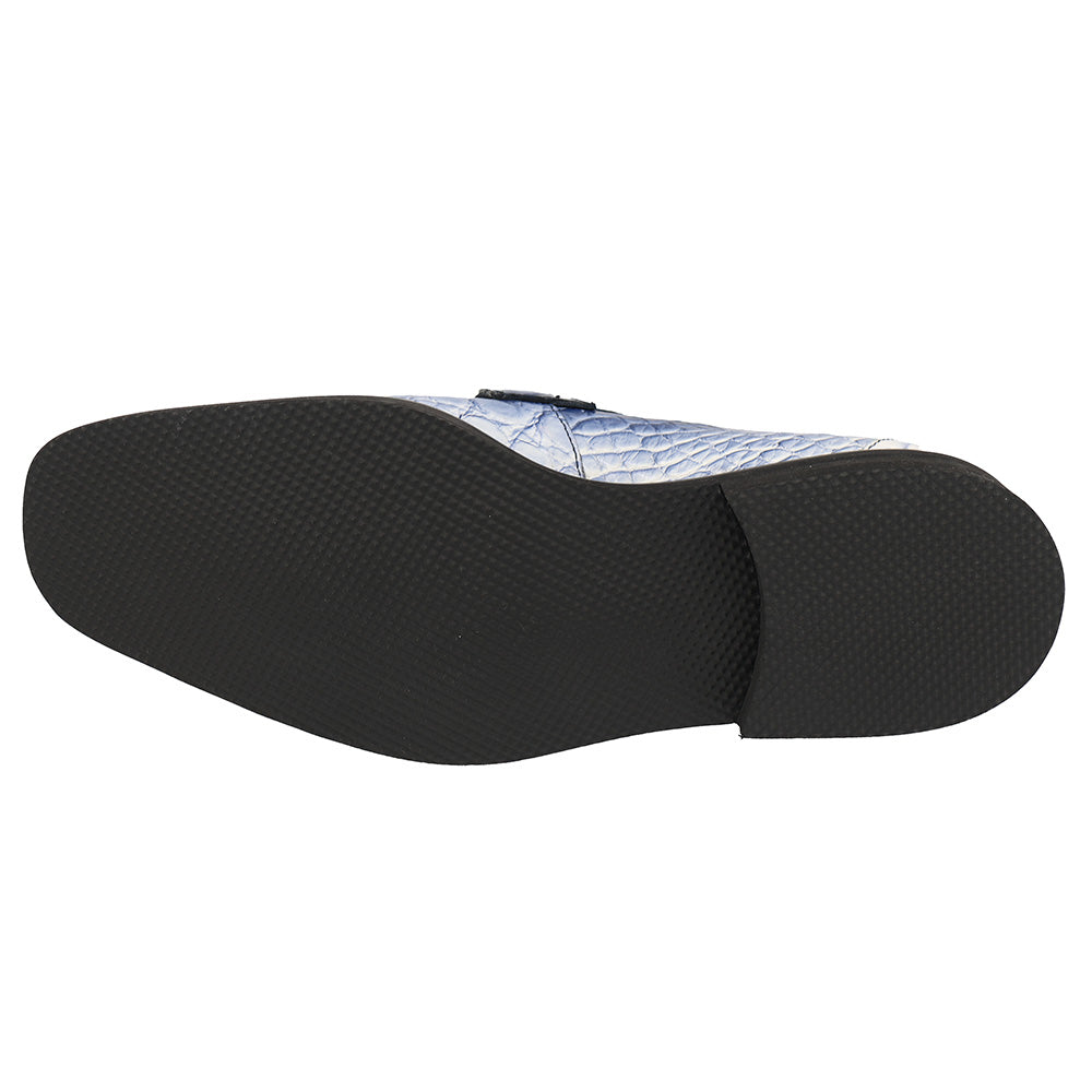 Mauri 4894 Alligator Dirty Blue - Cellini Uomo