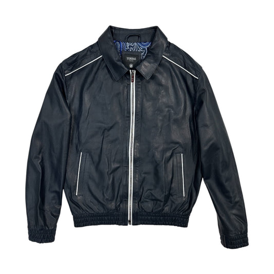 Torras Zipped 100% Perforated Leather Jacket L82E507 - Cellini Uomo