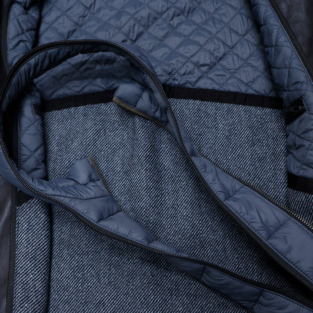 Missani Leather Vintage Goat Jacket - Cellini Uomo