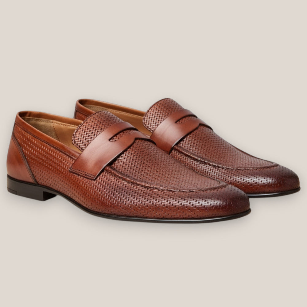 Bruno Magli Lastra Woven Loafer | Cellini Uomo display picture 1