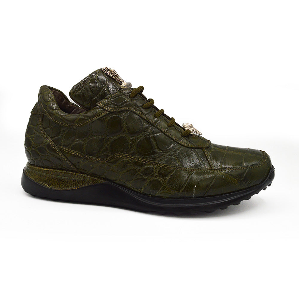 Mauri 8814D2 Alligator Casuals Money Green