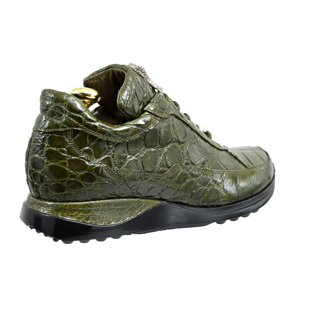 Mauri 8814 Alligator Casuals Olive Green Last Pair - Cellini Uomo