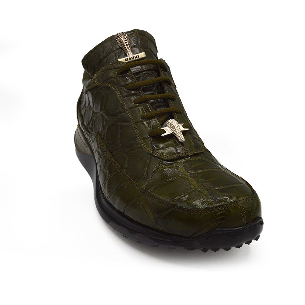 Mauri 8814D2 Alligator Casuals Money Green