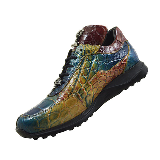 Mauri 8900 FC Multi Toffee Alligator Causals sneaker
