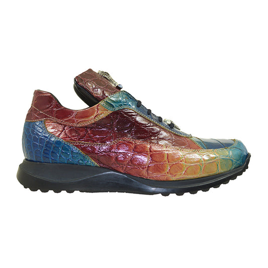 Mauri 8900 FC Multi Toffee Alligator Causals sneaker