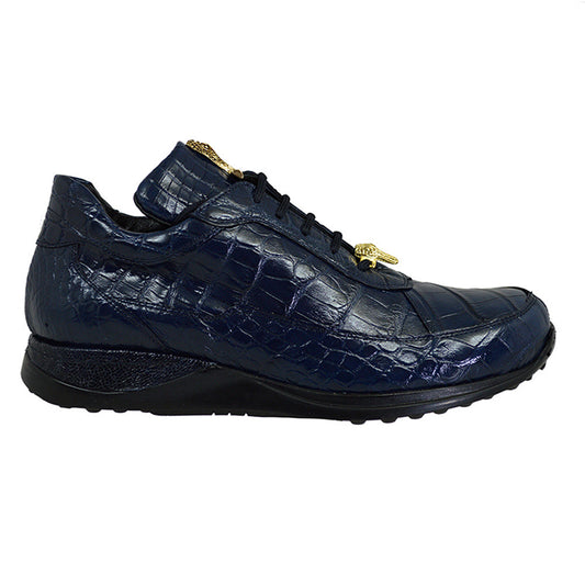 Mauri 8900 Navy Alligator Casuals