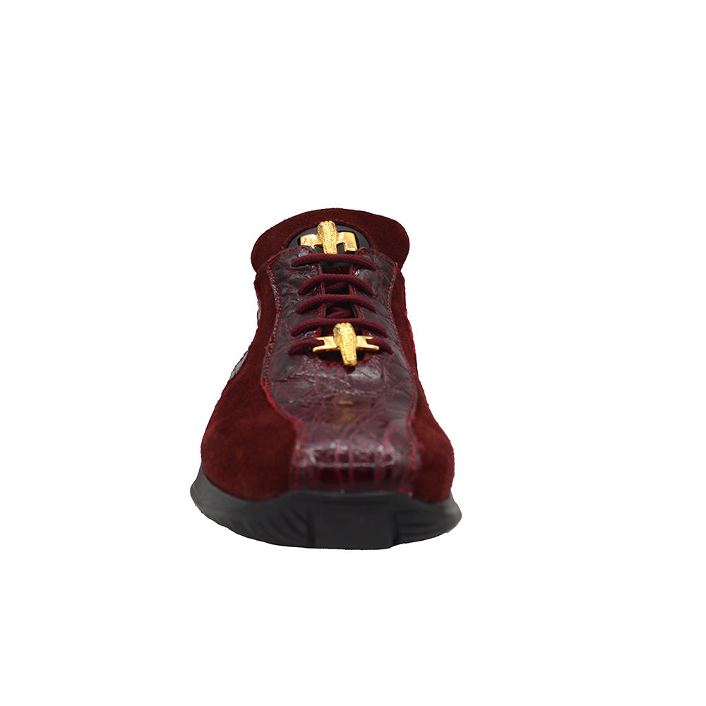 Mauri Alligator and Suede Sneaker 9145