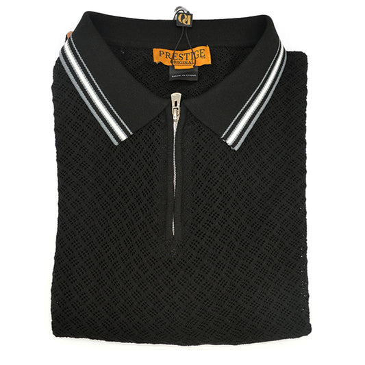 Prestige Light Weight Zip Polo 854