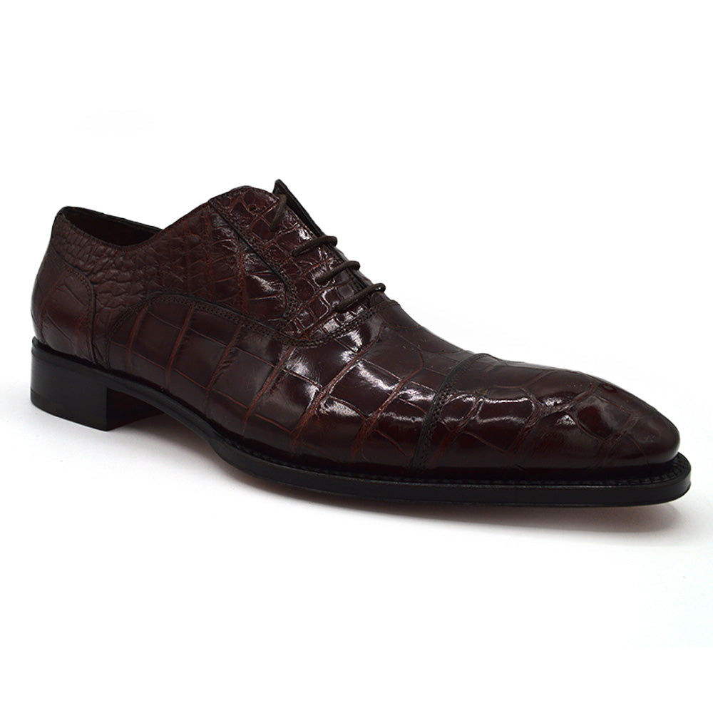 Caporicci 1102 Baby Alligator Lace Up Dress Shoe