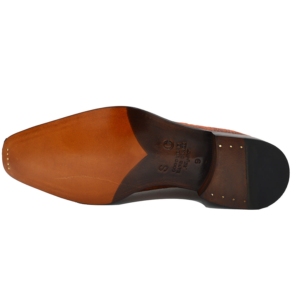 Sheriff Collection Light Caramel Alligator Dress Shoes 1505-2002v2