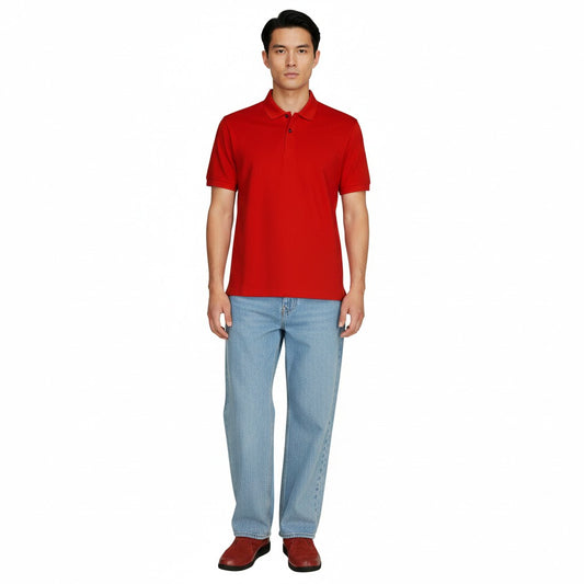 Montechiaro Red Polo Shirt