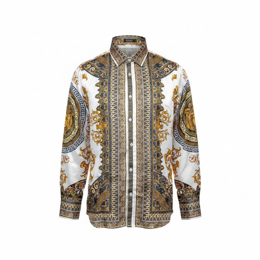 Prestige Silk Feel Button Up Shirt PR-301
