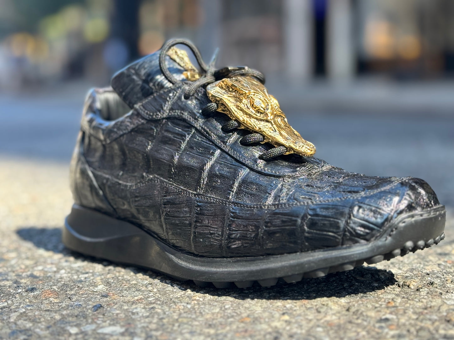 Mauri Alligator Head Half Jaw Lace Accessories - Cellini Uomo