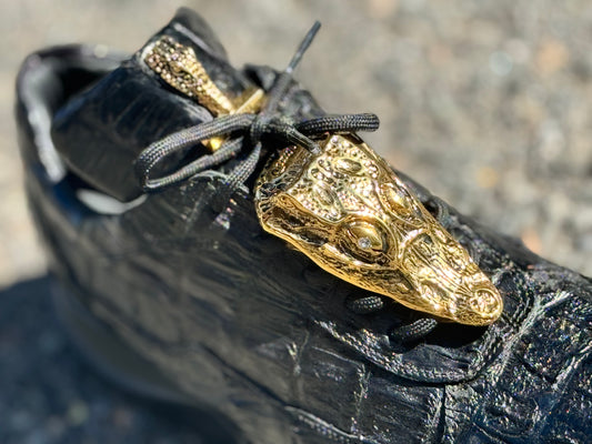 Mauri Alligator Head Half Jaw Lace Accessories - Cellini Uomo