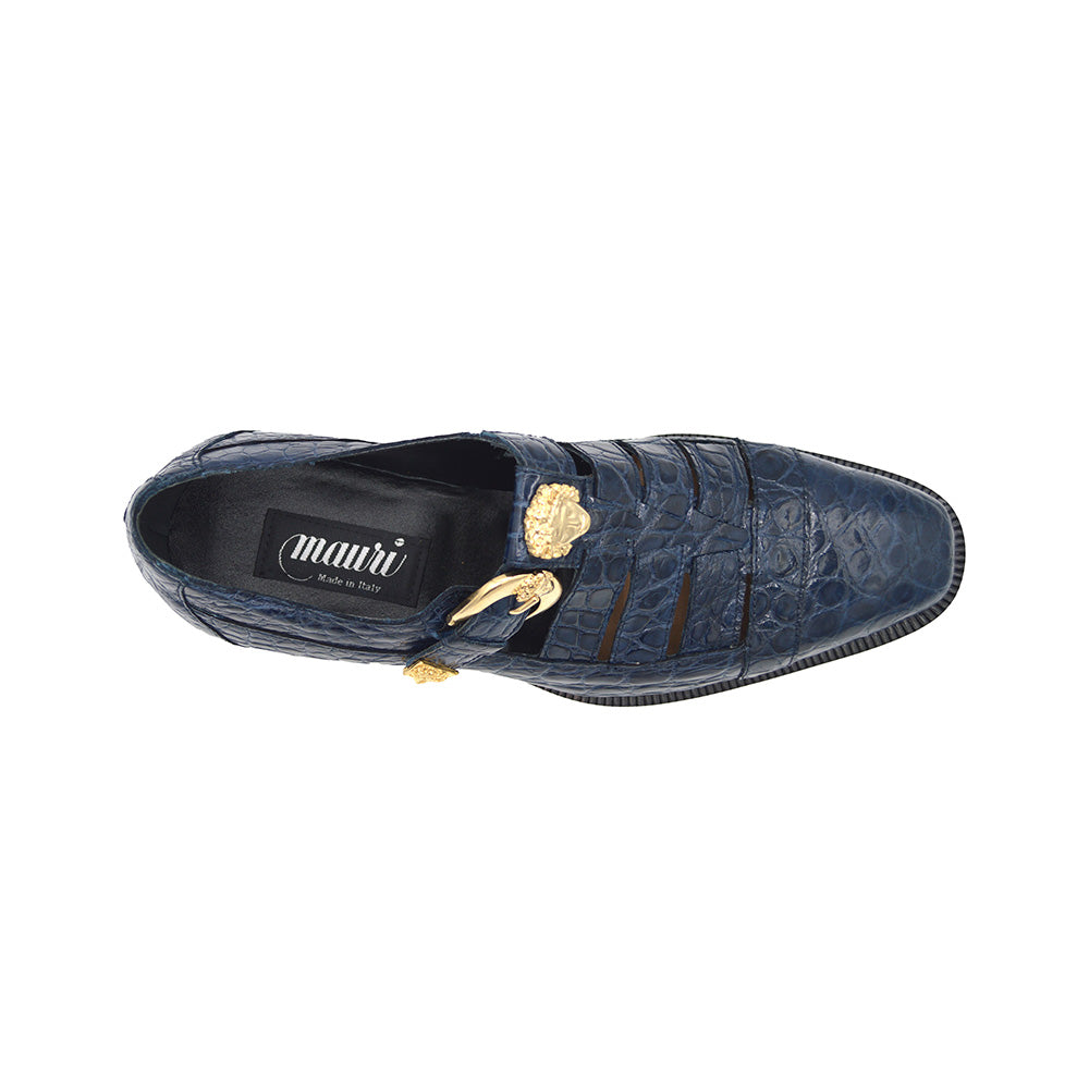 Mauri3082AlligatorSandalBlue