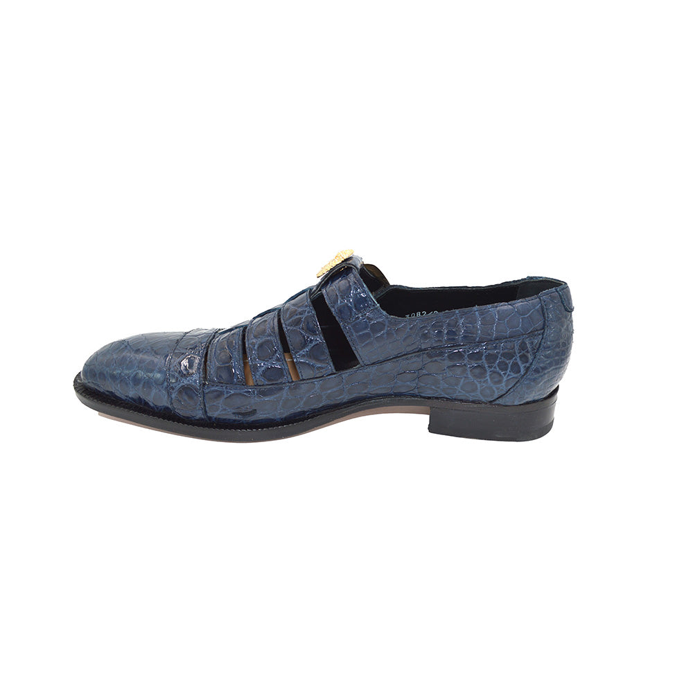 Mauri3082AlligatorSandalBlue