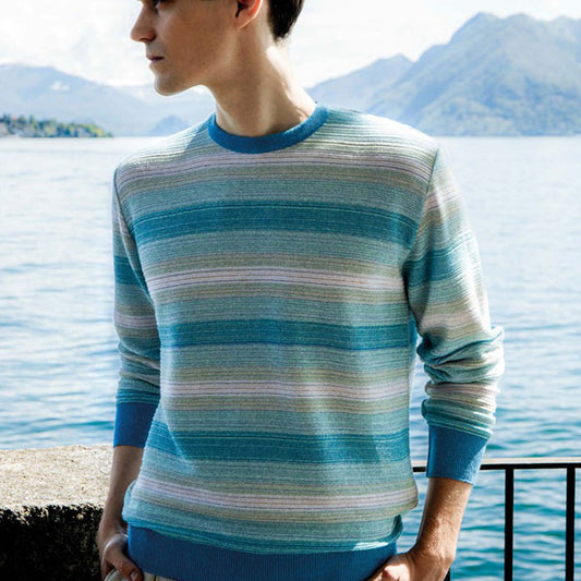 Montechiaro Crew Neck Italian Pullover 31126110M - Cellini Uomo