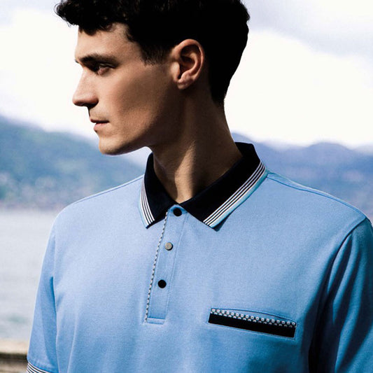 Montechiaro Button Short Sleeves Polo 31020309M - Cellini Uomo