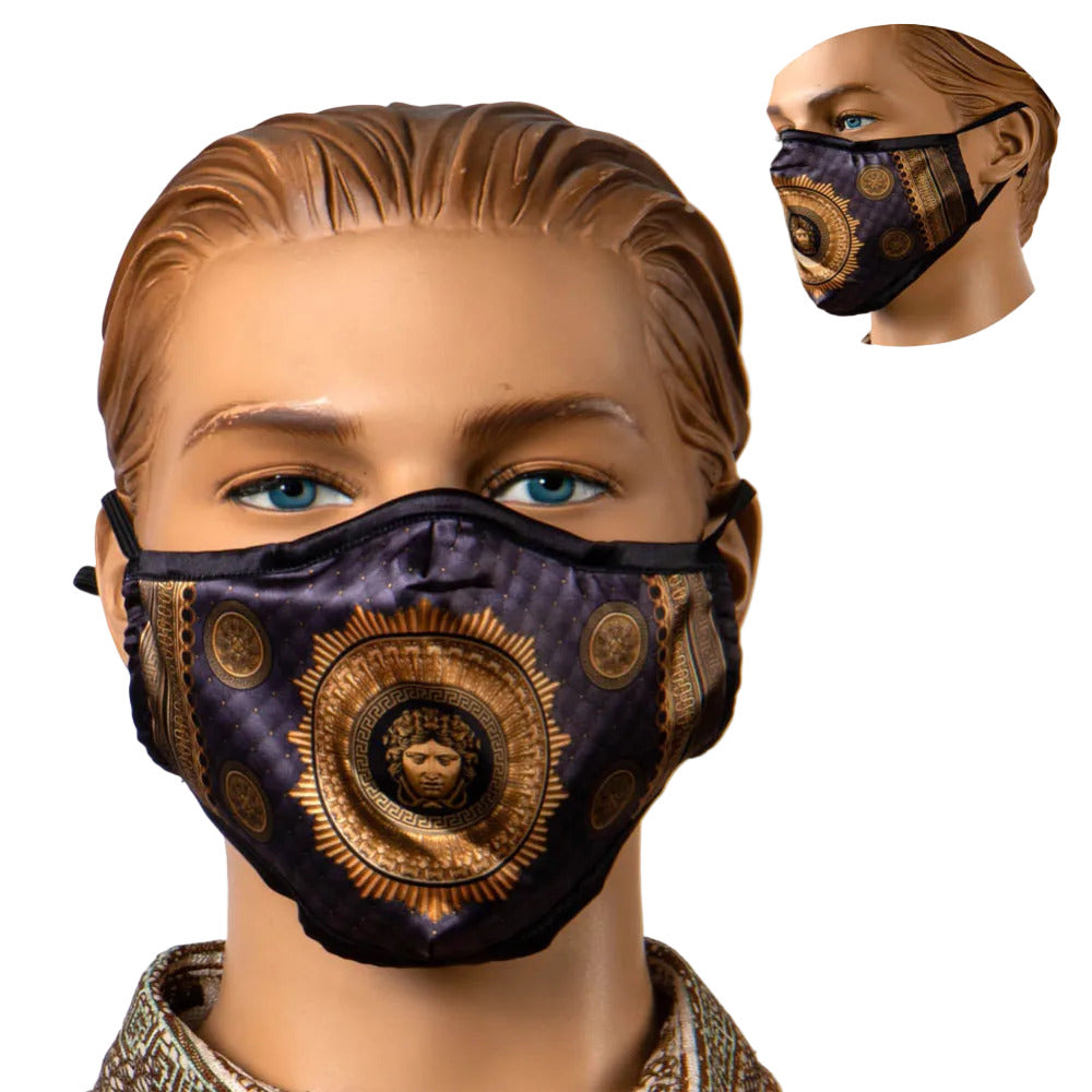 Prestige Fabric Black Face Mask 201 - Cellini Uomo