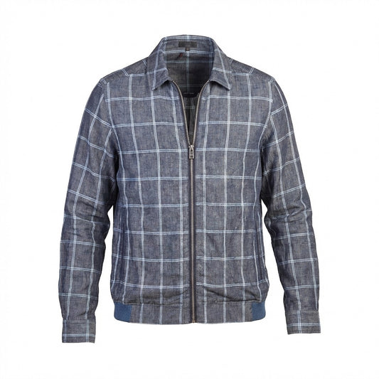Torras Plaid Zip Up Jacket N72207 - Cellini Uomo