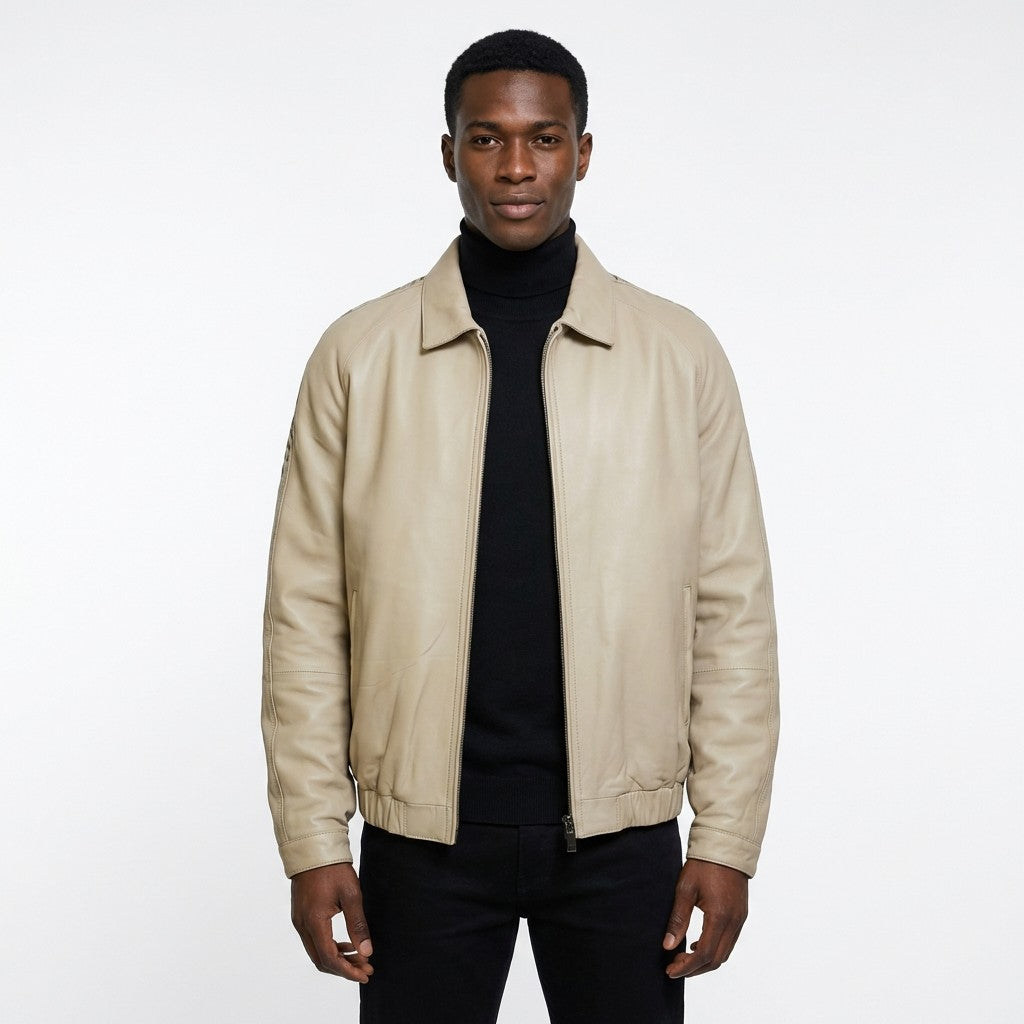 Torras Leather Light Jacket N87318 | Elegant Leather Outerwear