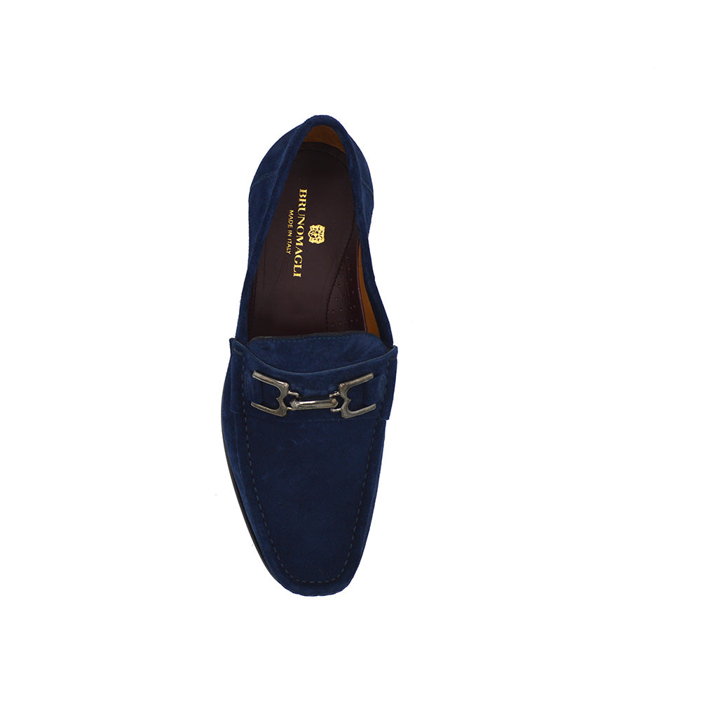 Bruno Magli Trieste Classic Suede Leather Moccasin Loafer