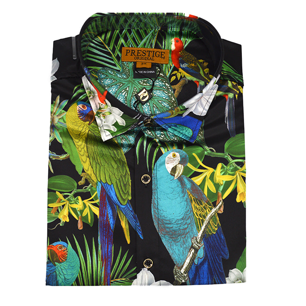 Prestige Printed Button Up Shirt 105