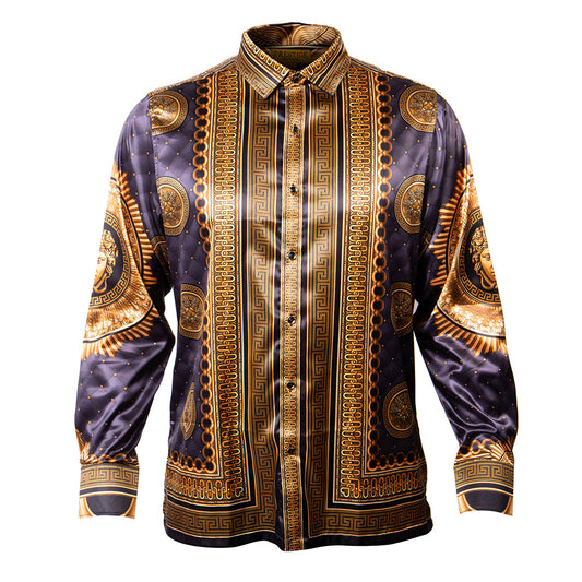 Prestige Silk Feel Button Up Shirt PR 201