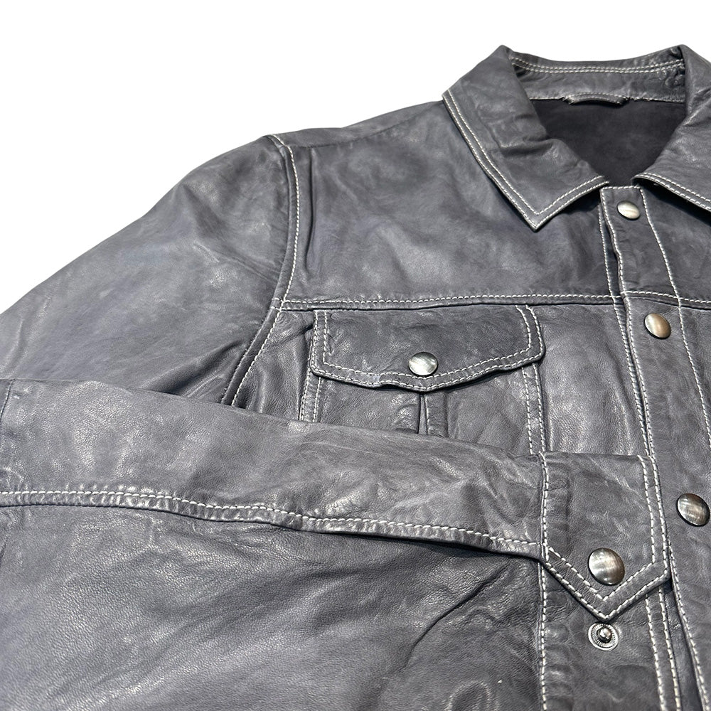 MISSANI LE COLLEZIONI New Leather Shirt Jackets 396428 - Cellini Uomo