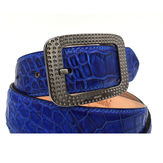 Mauri Alligator Royal Blue Belt