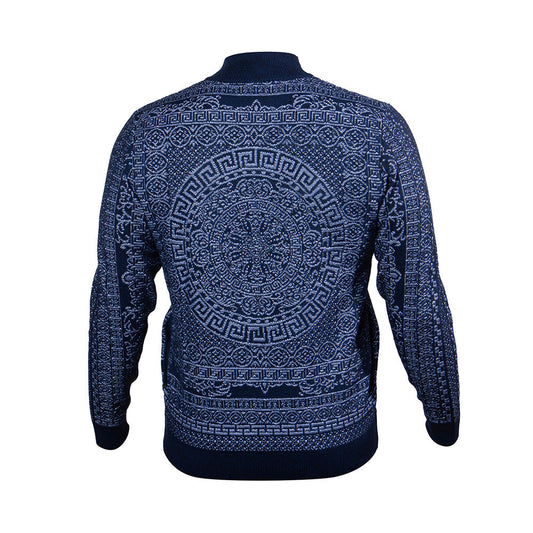 Prestige Long Sleeve Sweater Mock Neck Zip 556