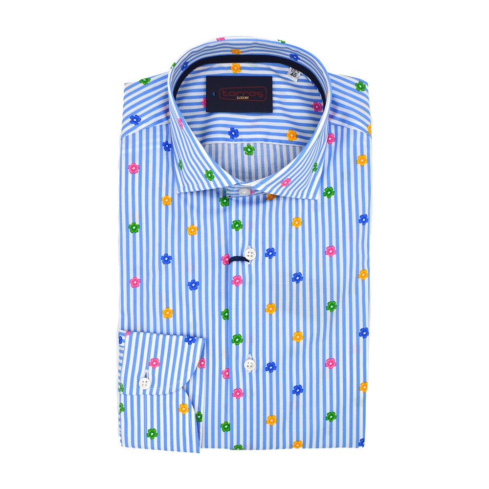 Torras Cotton Striped Shirt