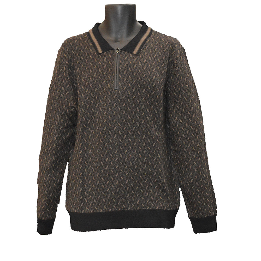 Torras Polo Zip Style Black - 108 107 - Cellini Uomo