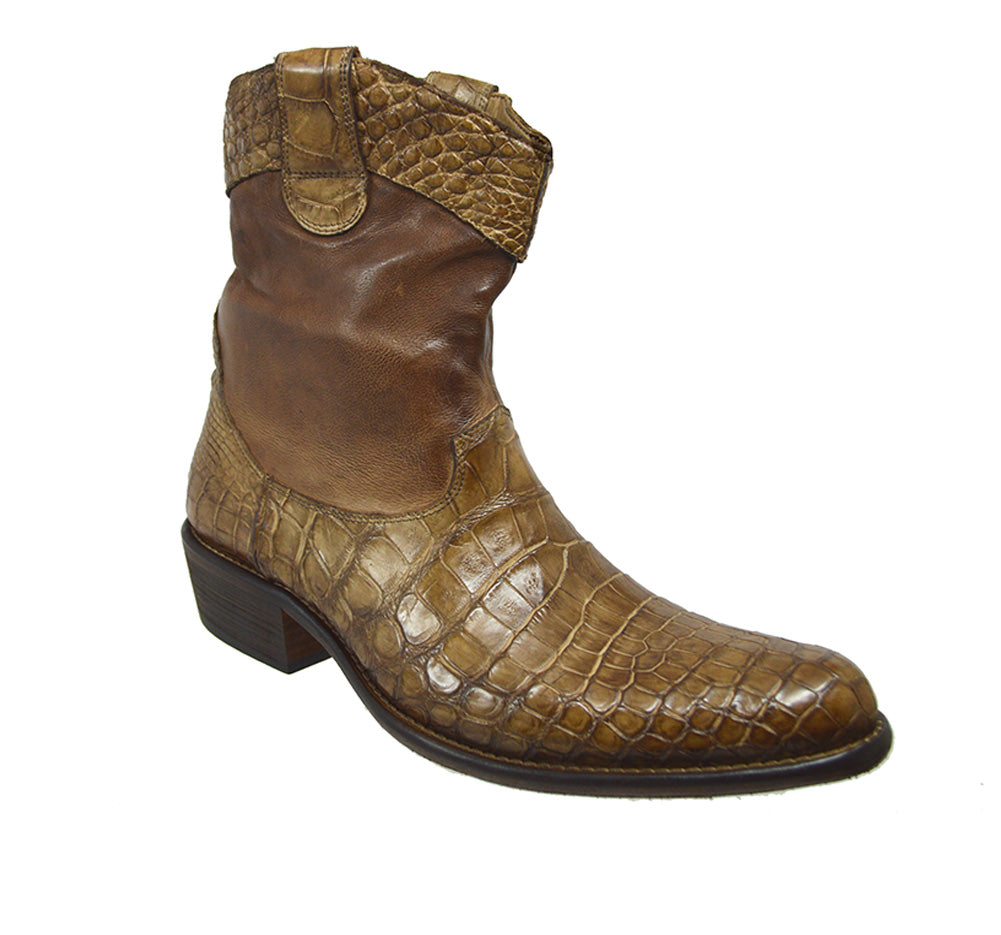 Calzoleria Toscana 3934 Alligator Cowboy Boot - Cellini Uomo