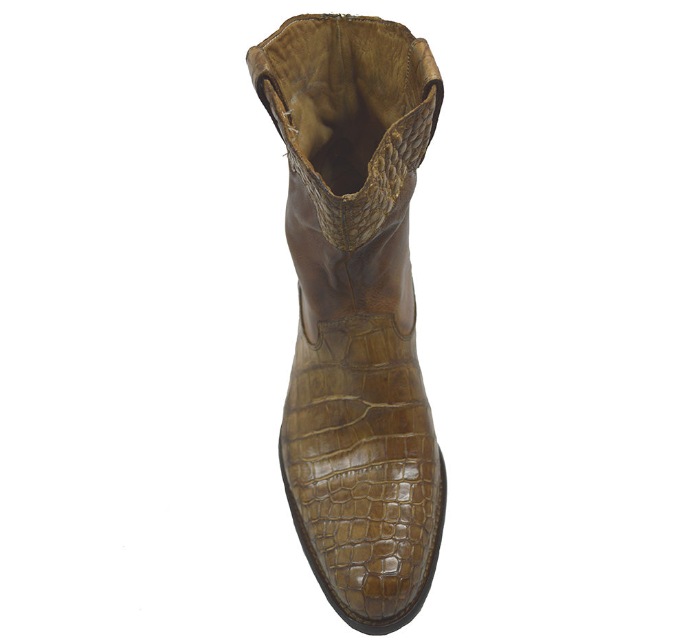 Calzoleria Toscana 3934 Alligator Cowboy Boot - Cellini Uomo